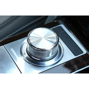 

Rotary Knob Cover Chrome For Range Rover Easy Installtion Aluminum Alloy