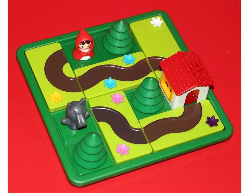 Детский умный IQ вызов настольные игры Красная Шапочка головоломка игрушки 48 вызовов с английским решением Speelgoed подарки для детей