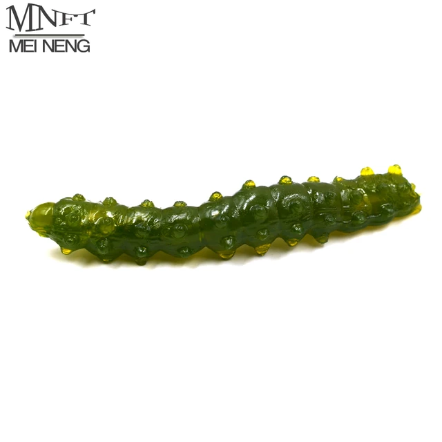 50pcs Worm TPR Floating Soft Plastic Bait Bionic Caterpillar Segemented  Swimbait Fishing Lure For Trout Bass Ned Wacky - AliExpress