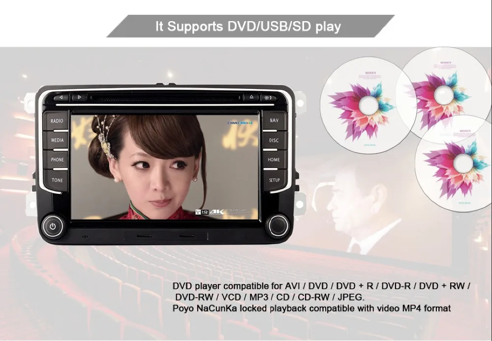 Flash Deal RNS 510 Android 9.0 Car DVD Player for VW golf 5 6 Touran Passat B6 CC Jetta polo Tiguan Magotan radio GPS Multimedia Player 15