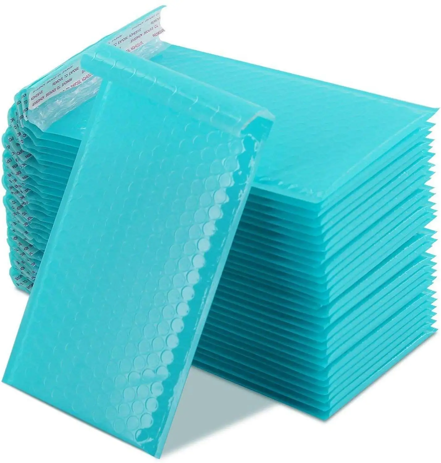 3 размера#000 4x8 дюймов бирюзовый полиэтиленовый конверт для почтовых отправлений с подкладкой, самозапечатывающаяся почтовая сумка, пузырьковый конверт,, конверт, почтовая сумка