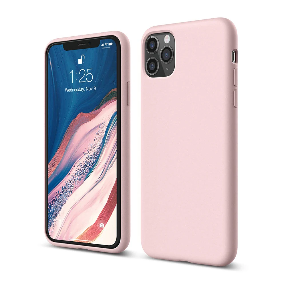 Для iphone 11pro Max чехол для телефона ультра-тонкий мягкий TPU Материал матовая поверхность ударопрочный капля для 6S 7 8 plus X XR XSmax чехол для телефона - Цвет: Lovely Pink