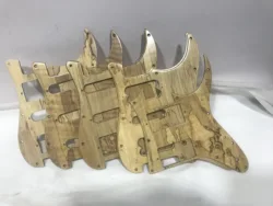 Kinds of Spalted Maple Wood strat SSS electrick guitar pickguard scratch plate for guitar accessories telecaster