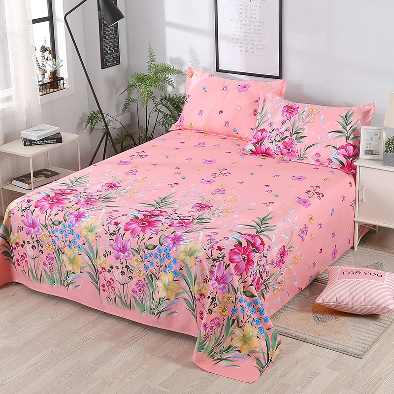 230x230cm Single-piece Sheet Thickened Sanding Sheet Home Textile Soft Family Flat Bed Sheet Bedspread Home Decorative Hoeslaken