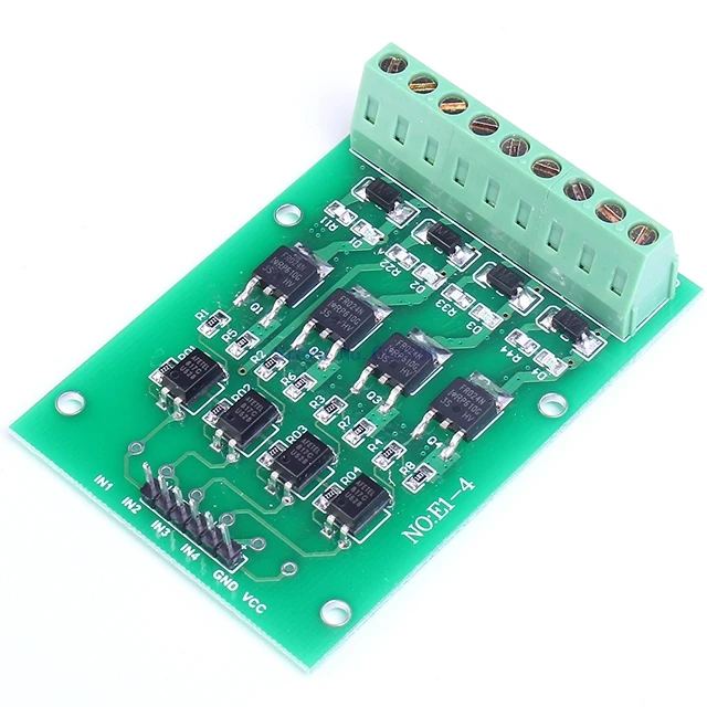 

A7-- 4 Channel FET Optocoupler Isolation Electronic Switch Module Pulse Switch DC Control PLC Transistor Expansion Board FR1205