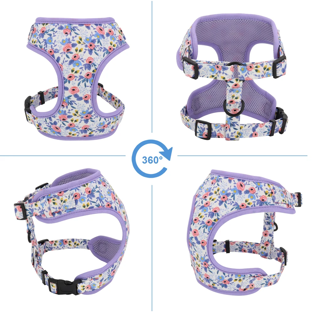 dog harness floral