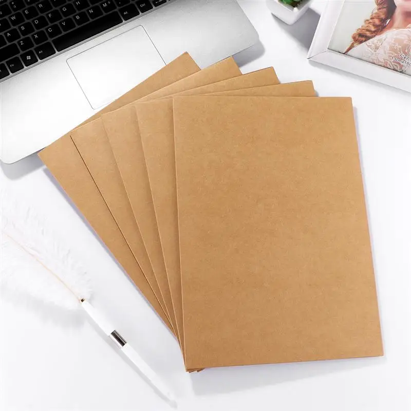 NUOLUX 20pcs A4 Kraft Paper Presentation Folder Project File Document Folder Office Accessories (Kraft Paper)