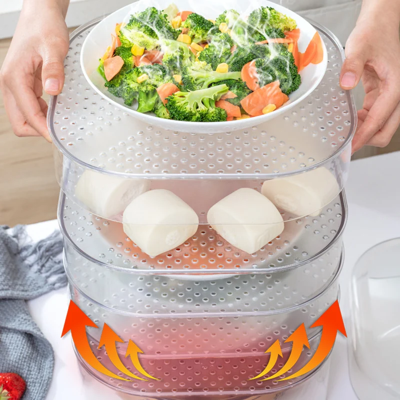 

Fresh Food Storage Box Insulation Dish Cover Meal Food Cover Thick Dust-Proof Heating Table Warm Rice Cover KSI999