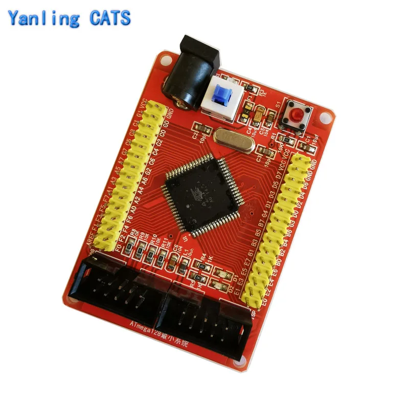 Atmega 128. Отладочная плата bk-avr128. макетная плата китай. avr128da48 datasheet.