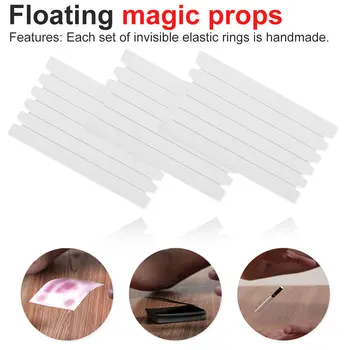 

Children Magic Performing Props New 1Pcs Funny Elastic Stretch Invisible Hidden Coil Thread Loops Haunted Magic Trick Float