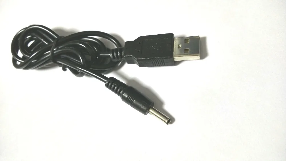 50 шт. 1,2 м Кабель USB 2,0 до 3,5 мм 1,3 мм разъем для ноутбука 5 В DC мощность Новинка