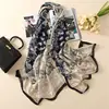 2017 Fashion Women 100% Pure Silk Scarf Female Luxury Brand Print Paisley Foulard Shawls and Scarves Beach Cover-Ups SFN163 ► Photo 2/6