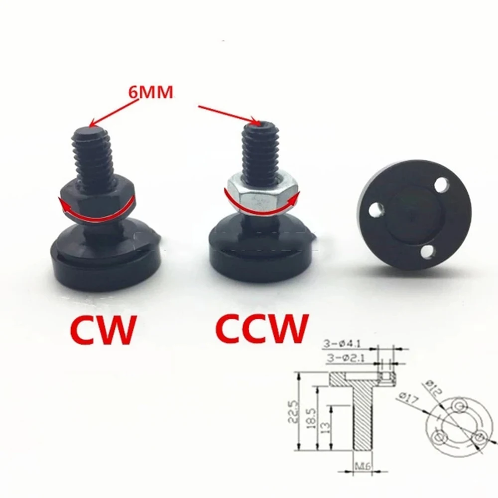 

Tuerca de la hélice de aluminio CNC, adaptador de hélice CW CCW 6mm M6 para Motor Sunnysky X2212 X2216