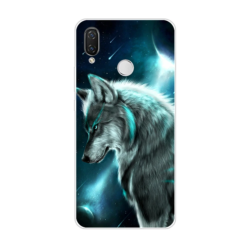 Светло-голубой Для huawei P Smart чехлы силиконовый мягкий ТПУ задняя крышка для huawei P Smart Plus чехол для huawei P Smart Z бампер - Цвет: Светло-голубой