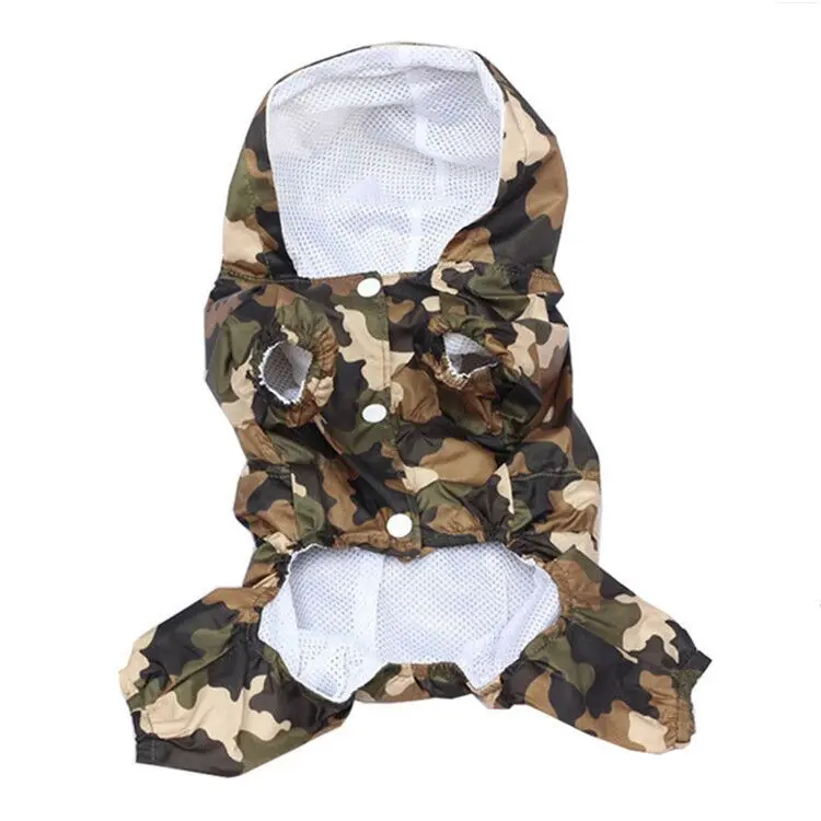 Летняя уличная непромокаемая куртка для щенков, домашних животных, XS-XXL с капюшоном, водонепроницаемые куртки, полиуретановый дождевик для собак, одежда для кошек, одежда