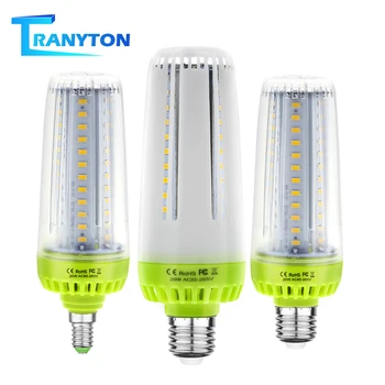 

E27/E14 LED Corn Bulb AC110V 220V Eye Protection Light 20W 5736SMD Hight Brightness Lamp78pcs Leds Warm White/White Sportlight