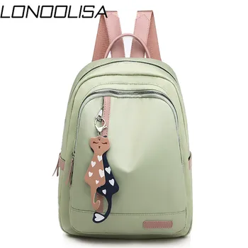 

Brand Luxury Oxford Waterproof Backpack 2020 New Large Capacity Youth Girl Solid Color School Bag Fashion Travel Bag Sac A Main