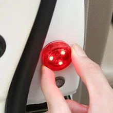 Дверной предупредительный светодиод анти-задние двери свет безопасности советы вспышка проводка двери автомобиля стробоскоп CD50 Q04