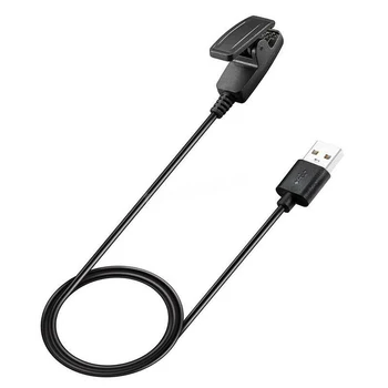 

1pc Replacement USB Charger Cables Black Clip Charging Cable for Garmin Fore runner 235 630 230 35 735XT Watch 100cm