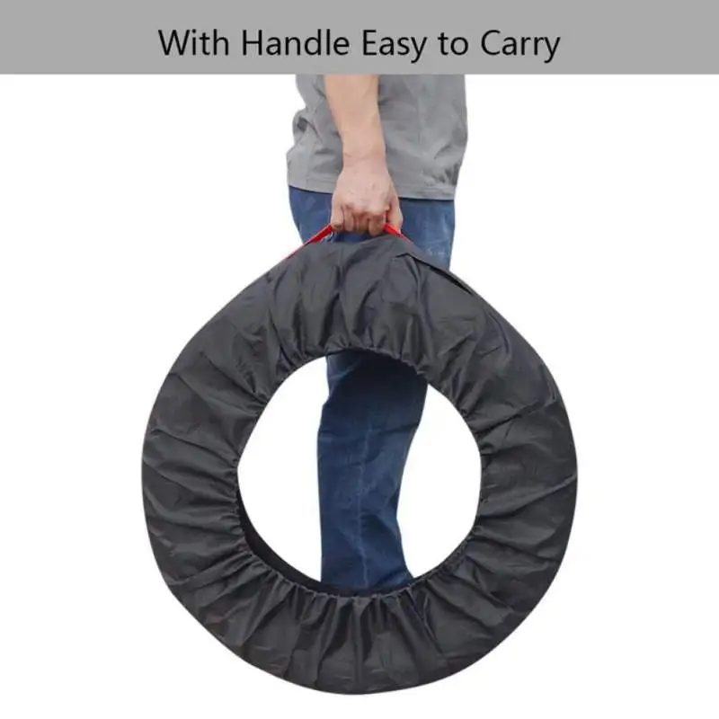 

Spare Tire Cover Car Tires Storage Bag Car Tire Accessories Vehicle Wheel Protector Tyre Pocket Snow Cover