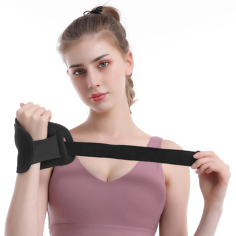 Adjustable Wrist Thumb Hand Support Brace Splint Sprain Arthritis Belt Pain Relief for Hand Finger Sprain Protection Holder