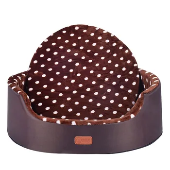 

Cat Houses Pet Bed Sleeping Kitten Cat Beds Mats Sleeping Bed Warm Winter Small Dog House Fleece pet bed for cats