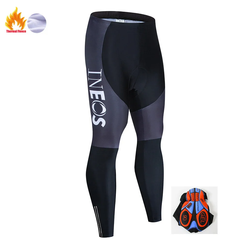Pro Team зимний теплый флисовый свитер для велоспорта, Ropa Ciclismo, набор для велоспорта, одежда для велоспорта, одежда для велоспорта - Цвет: Winter Pants16