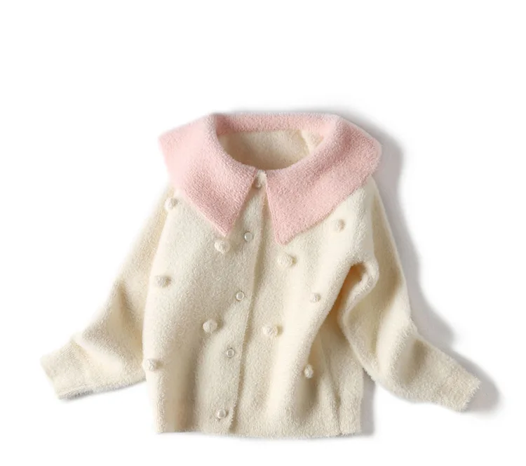 Новые модные кардиганы для девочек 2-8 лет; детские свитера