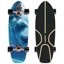 2021 75cm Professional S7 Carver Surf Land Skateboard Highly Smooth Maple Professional Land Surfboard Big Fish Board
