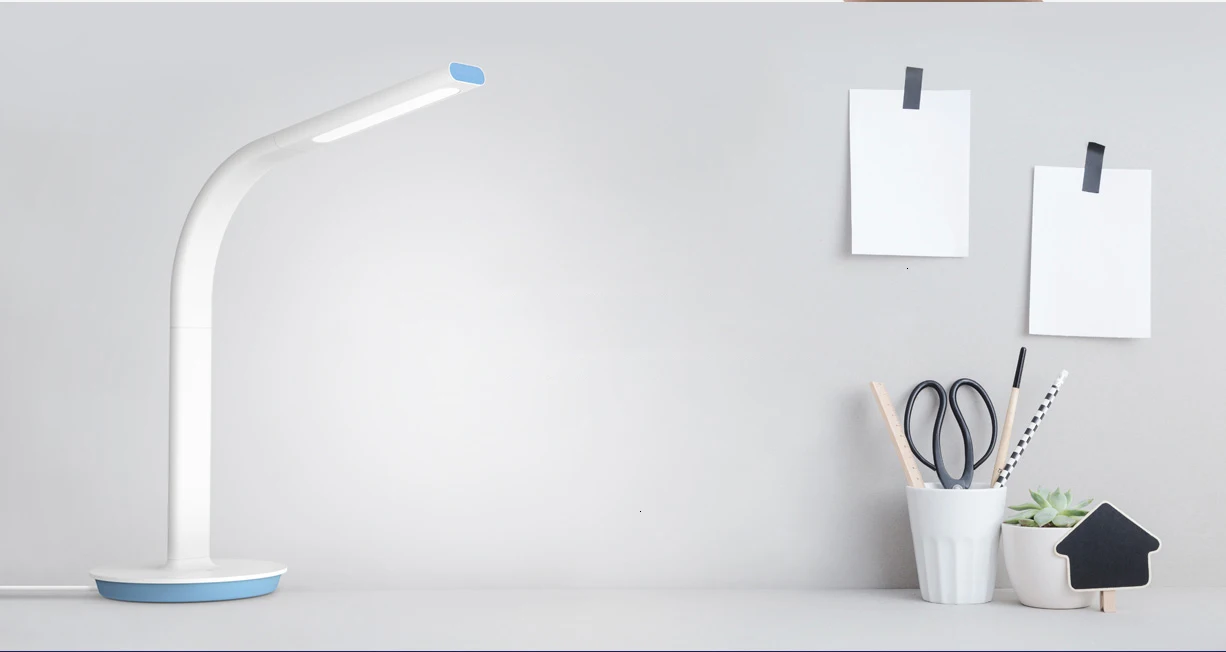 XIAOMI MIJIA Philips настольная лампа 2S светодиодный смарт-настольная лампа изгиб Студенческая лампа офисная настольная светильник для спальни ночной Светильник приложение