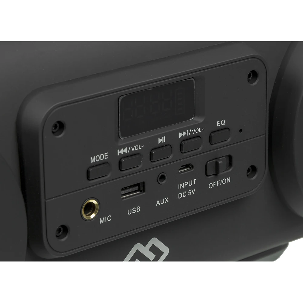 Колонка порт. Digma S-38 черный 60W 1.0 3.5Jack/USB 4400mAh