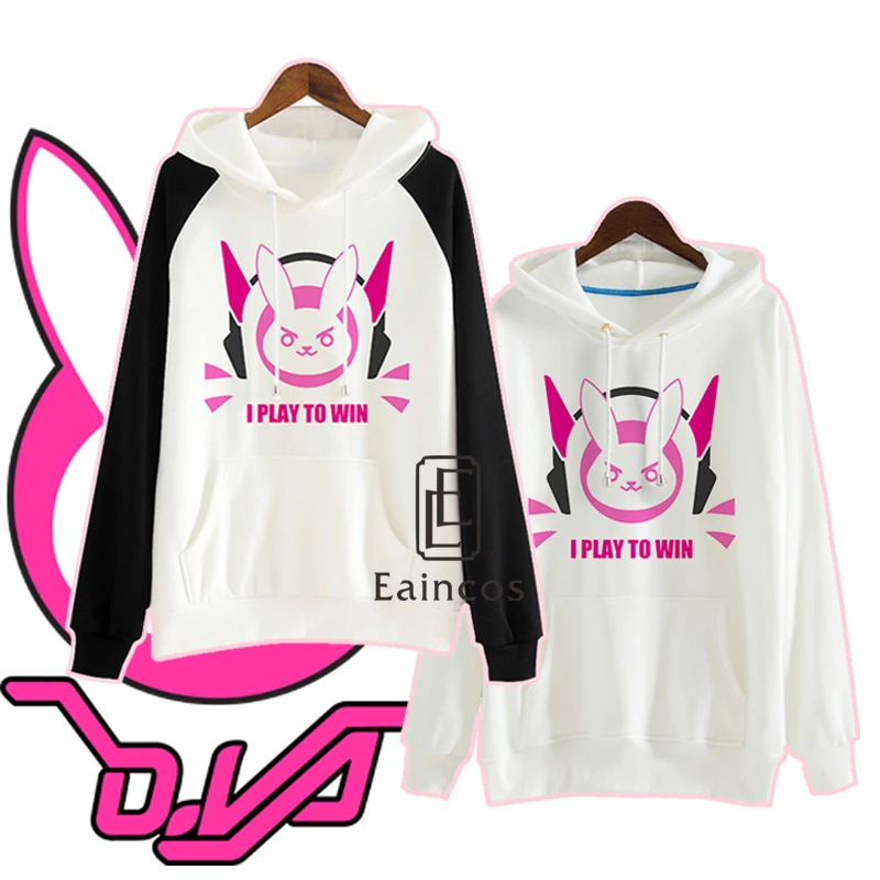 Новая игра D.VA толстовки Косплей вечерние костюмы девушки свободного покроя с