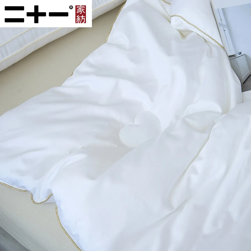 Twenty-one Home Textiles Day Silk Floss Autumn Quilt Coupe Quilt Velvet Fiber Cover Is Thin Core Hotel