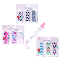 3Pcs/Set Baby Pacifier Clips Pacifier Chain Dummy Clip Nipple Holder For Nipples Soother Holder Attache Children Pacifier Clip