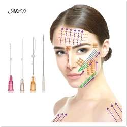 2022 Hot Sell Non-Surgical Beauty Suture Sharp Needle Cog 3D 4D 6D PDO Thread Facial Lifting Fox Eye Lifting