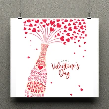 AZSG День Святого Валентина сердце прозрачные штампы для скрапбукинга DIY клип искусство/открыток украшения силиконовые штампы ремесла