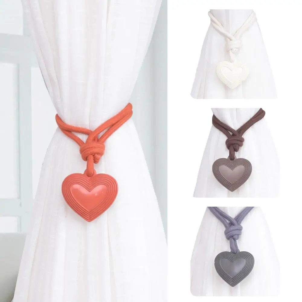 Stylish Heart Window Curtain Tie Rope Tieback Holder Bedroom Home Decoration