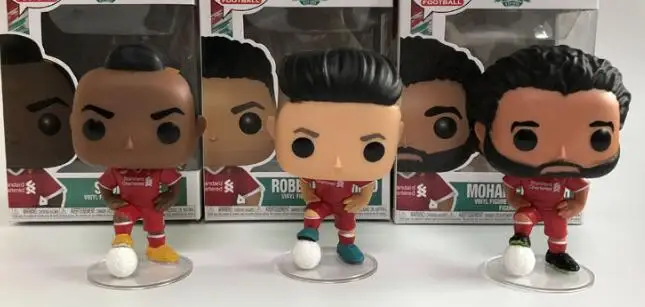 Funko Pop football Romelu Lukaku Златан Ибрагимович пол Погба робо Фирмино Мохамед Салах и Садио грива виниловые фигурки игрушки