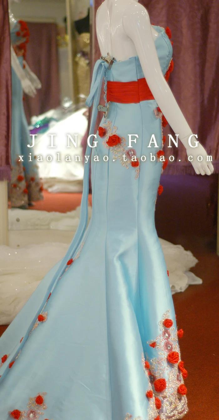 Реальные lmags robe de soiree новые модные сексуальные роскошные vestido de festa Длинные вечерние платья Русалка вечернее платье