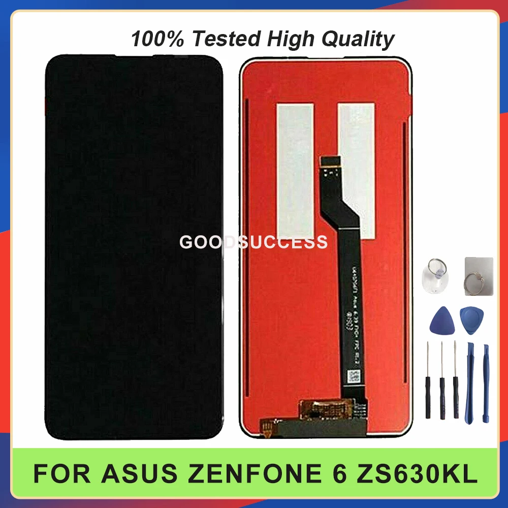 ЖК-дисплей 6 4 дюйма для ASUS Zenfone 2019 ZS630KL сенсорная панель стекло в сборе Бесплатные