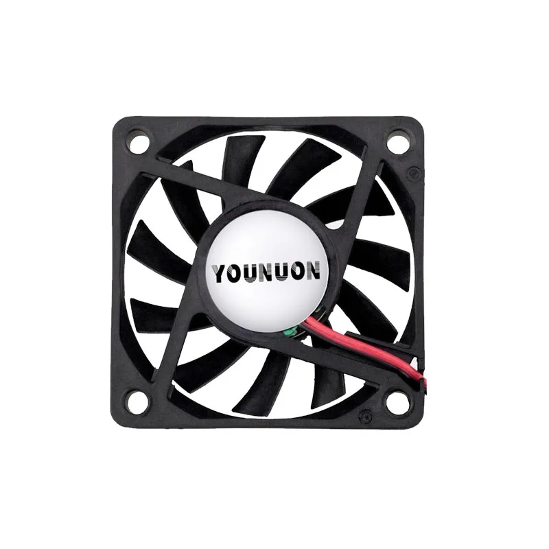 2 шт. 60 мм 5 в 12 В 24 бесщеточный USB 2PIN 3PIN DC кулер вентилятор 60x60x10 6010 6 см для