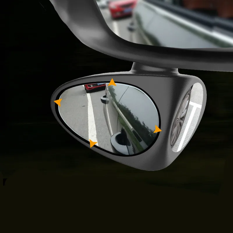 

1PCS Car Blind Spot Convex Mirror Covers 360 Degree Two Sides Rotatable Car Automibile Exterior Rear View Parking Accessories