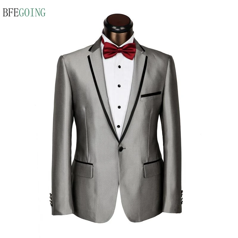 White Flat Single Breasted Wedding Suit Groom wear Tuxedos for Bride Custom made+Pants+Tie