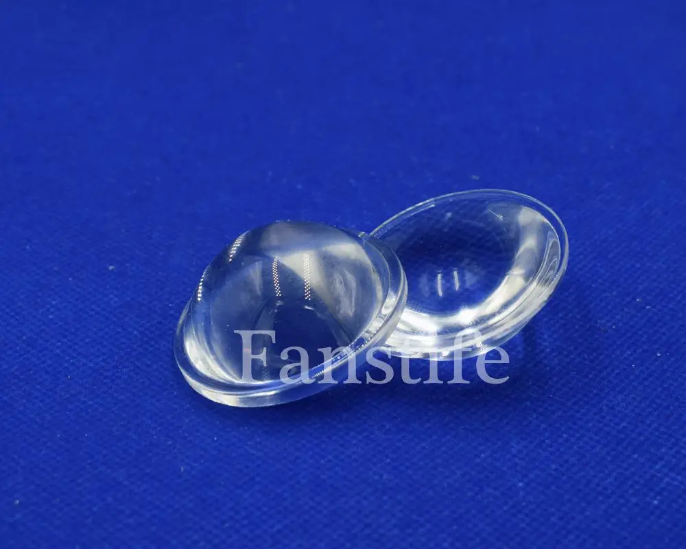 44mm Optical Glass Lenses High Power Led COB Lenses Torch optical lens
