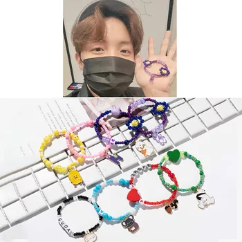 

Kpop bangtan boys bracelet Cute Cartoon K-pop supplies high quality