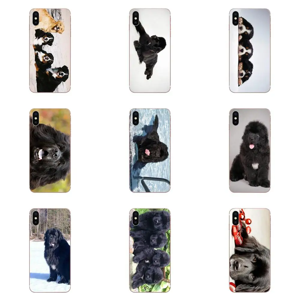 

Newfoundland Dog Puppy For Huawei P7 P8 P9 P10 P20 P30 Lite Mini Plus Pro 2017 2018 2019 Soft TPU Bags Cases