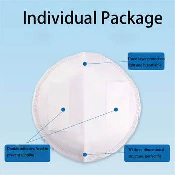 

50/100 Pcs 5 Layer Pm2.5 Face Cover Activated Carbon Insert Protective Filter Media Insert Face Mouth Covers Anti-dust Filter