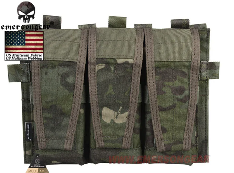 전술 Mag 파우치 Multicam Triad M4 M16 AR15 매거진 파우치 Airsoft 전용 전술 조끼 AVS 조끼 Molle 전면 패널