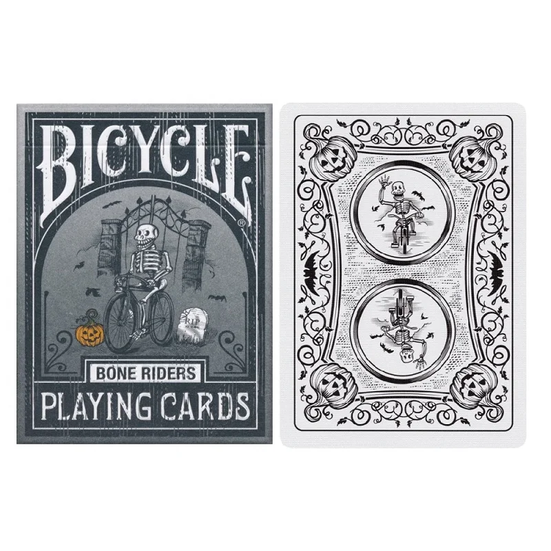 

Bicycle Bone Riders Playing Cards Halloween Theme Deck USPCC Collectible Poker Magic Card Games Magic Tricks Props for Magician
