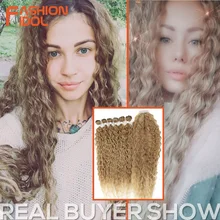 Modnye Afro Kudryavye Vyushiesya Volosy S Zakrytiem Dlya Chernyh Zhenshin Myagkie Dlinnye 30 Dyujmov Ombre Zolotye Sinteticheskie Volosy Termostojkie Kupit Nedorogo V Internet Magazine S Dostavkoj Sravnenie Cen Harakteristiki Foto